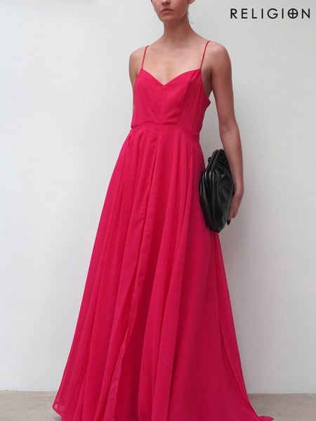 Religion Pink Infamous Olsen Full Layer Maxi Dress (Q33761) | € 78