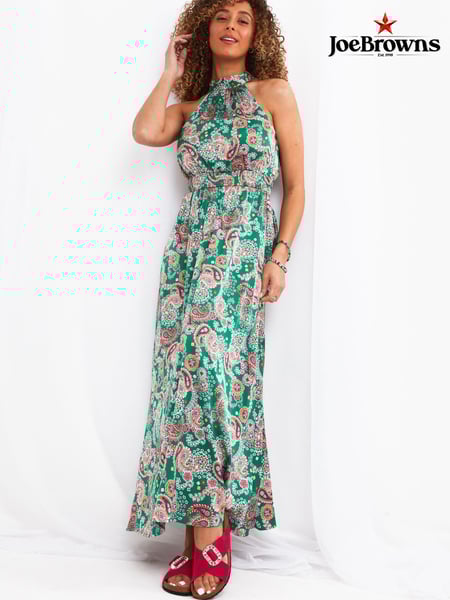 Joe Browns Green Marni Halterneck Dress (Q40718) | € 18