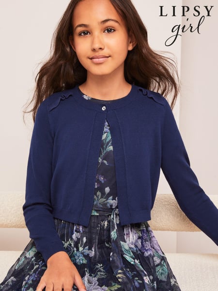 Lipsy Navy Blue Occasion Bolero Cardigan (5-16yrs) (Q40774) | € 12 - € 17