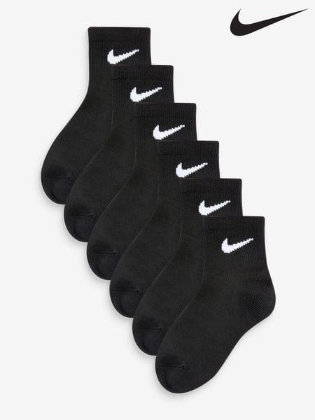 Nike Black Basic Ankle Socks 6 Pack (Q44756) | € 22