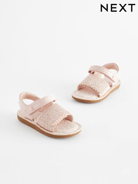 Pink Glitter Occasion Sandals (Q51599) | € 12 - € 13