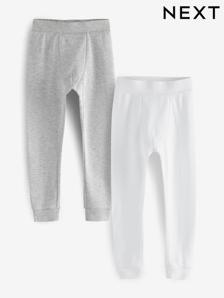 Grey/White Thermal Leggings 2 Pack (2-16yrs) (Q55693) | € 21 - € 30
