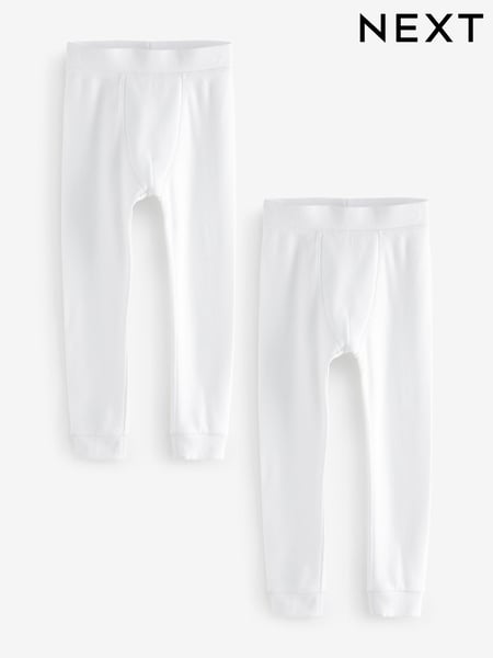 White Thermal Leggings 2 Pack (2-16yrs) (Q55695) | € 21 - € 30