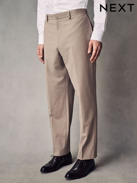 Stone Slim Fit Wool Blend Motionflex Suit Trousers (Q62653) | € 88