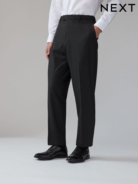 Black Straight Fit Stripe Suit Trousers (Q62951) | € 67