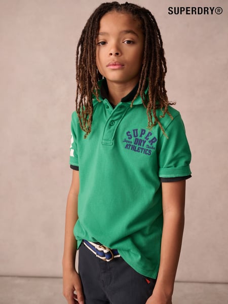 Superdry Green Embroidered Polo Shirt (Q63083) | € 21 - € 30