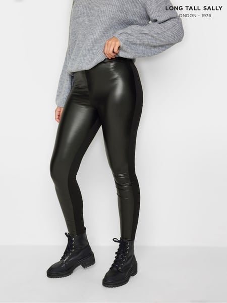 Long Tall Sally Black Leather Look Leggings (Q63411) | € 23