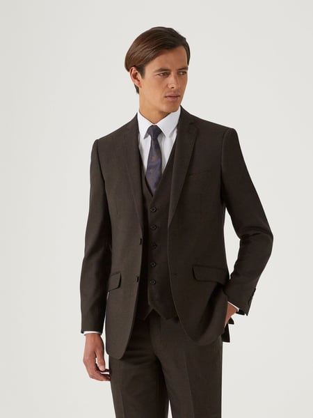 Skopes Brown Tailored Fit Harcourt Suit (Q64093) | € 81