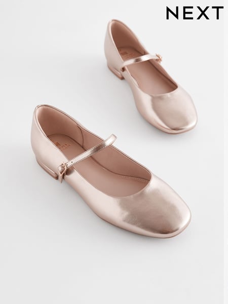 Champagne Gold Forever Comfort® Mary Jane Shoes (Q73196) | € 23
