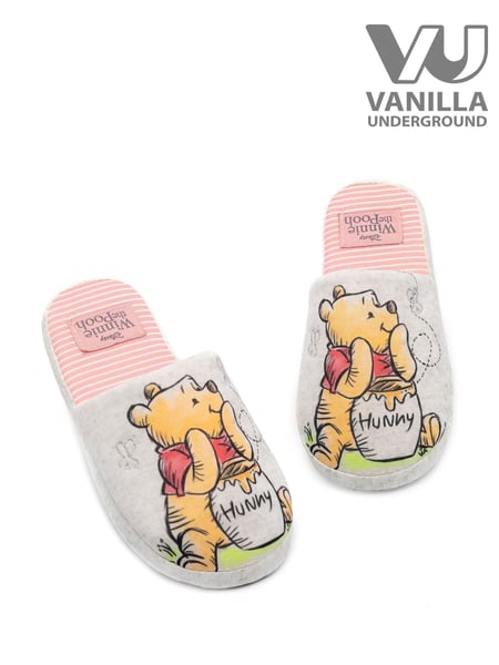 Winnie der Puuh in Ecru​​​​​​​ - Vanilla Underground Womens Winter Mule Slippers (Q78522) | 31 €
