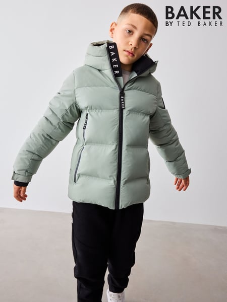 Baker by Ted Baker Green Shower Resistant Heatseal Coat (Q79279) | 98 € - 109 €