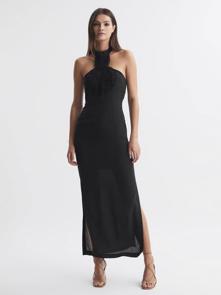 Joslin Silk Halterneck Maxi Dress (Q79921) | € 842