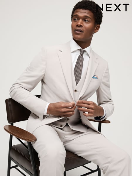 Neutral Skinny Fit Motionflex Stretch Suit Jacket (Q80218) | € 118