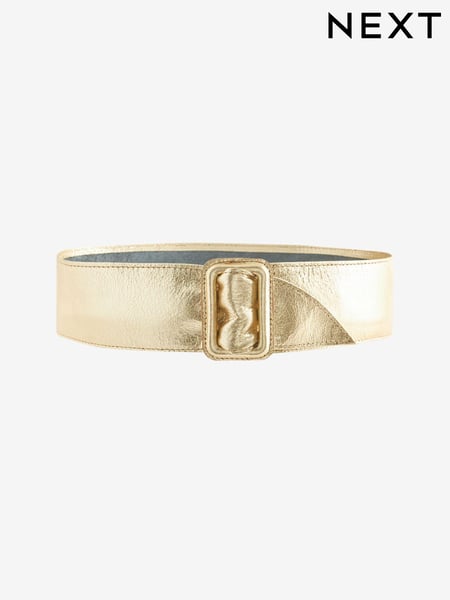 Gold Wide Leather Belt (Q80579) | € 38