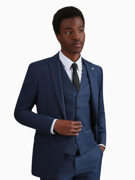 Ted Baker Tailoring Blue Tai Slim Fit Semi Plain Jacket (Q82072) | € 202