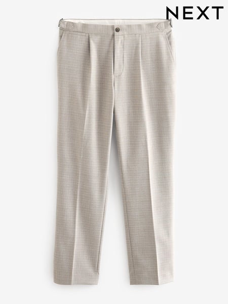 Stone Textured Side Adjuster Trousers (Q82116) | € 10