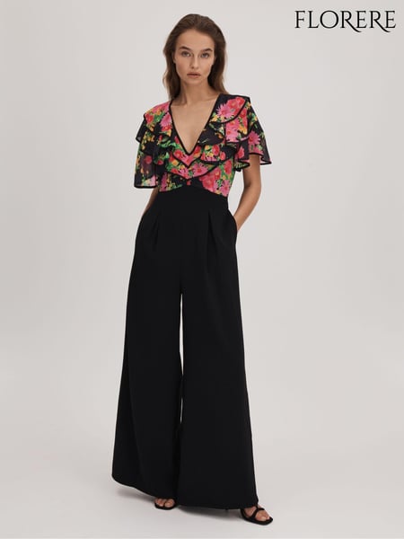 Florere Ruffle Sleeve Jumpsuit (Q83357) | € 356
