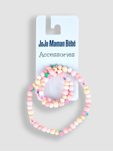 JoJo Maman Bébé Pink Strawberry Toddler Necklace Set (Q88306) | € 10