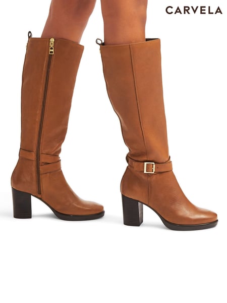 Carvela Buckle Detail Knee High Boots (Q92386) | € 342