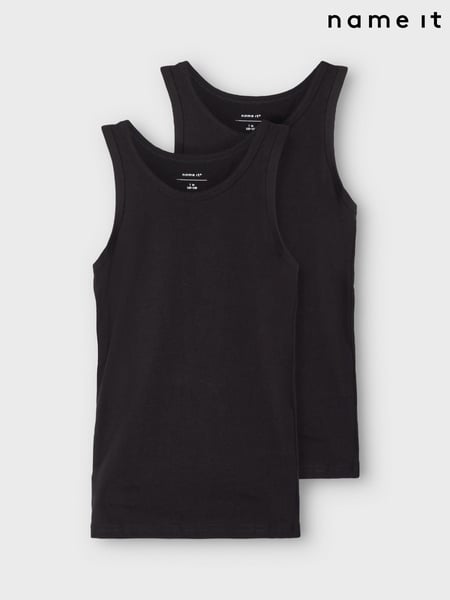 Name It Black Organic Cotton Tank 2 Pack (Q95098) | € 13