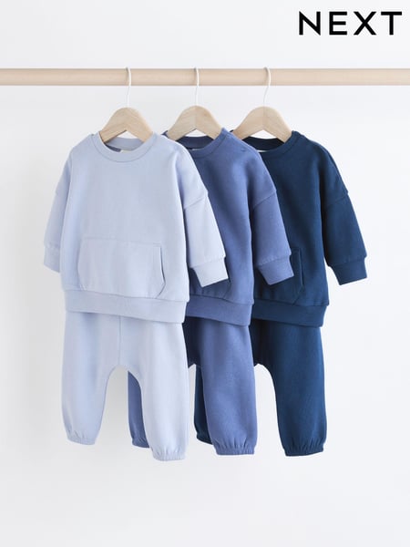 Blue Baby Sweatshirt and Joggers Set 6 Pack (Q96759) | € 45 - € 48