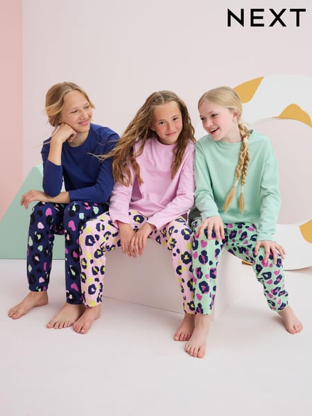 Bright Animal Print Joggers Pyjamas 3 Pack (3-16yrs) (Q96921) | € 38 - € 48