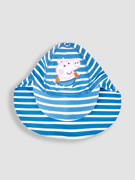 JoJo Maman Bébé Blue Peppa Pig UPF 50 Sun Protection Hat (Q97764) | € 24