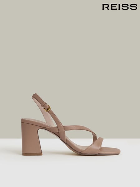 Reiss Nude Alice Strappy Leather Heeled Sandals (Q98712) | € 231