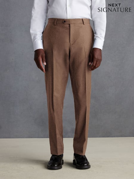 Neutral Signature Zignone Flannel Suit Trousers (Q99031) | € 149