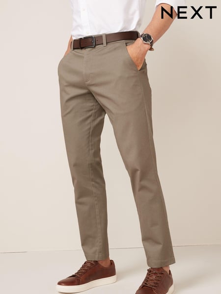Stone Slim Fit Printed Belted Soft Touch Chino Trousers (T19186) | € 45
