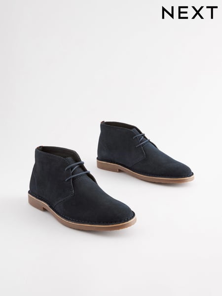 Marineblau/blau - Suede Desert Boots (T28166) | 78 €