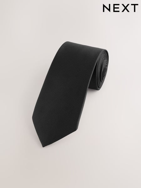 Black Slim Twill Tie (T30031) | € 9