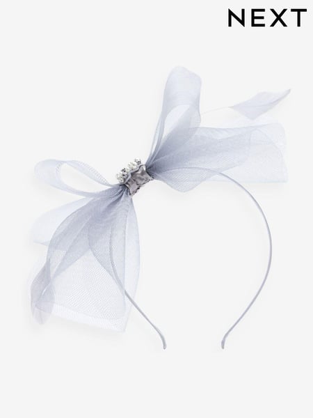 Grey Wedding Fascinator (T31421) | € 14