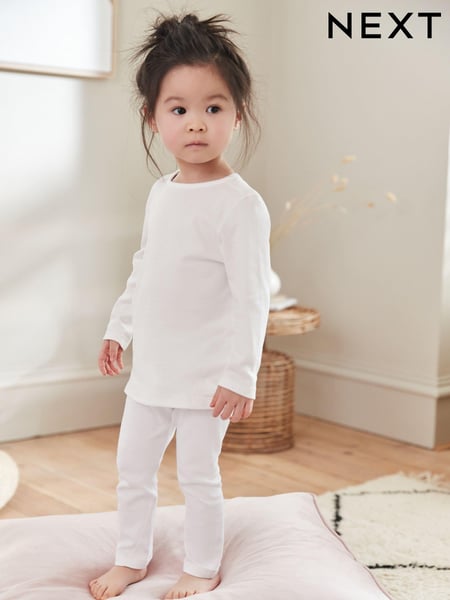 White 2 Pack Kind To Skin Leggings (9mths-12yrs) (T37409) | € 3 - € 4