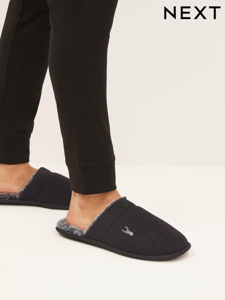 Schwarz - Mule Slippers (T69680) | 24 €