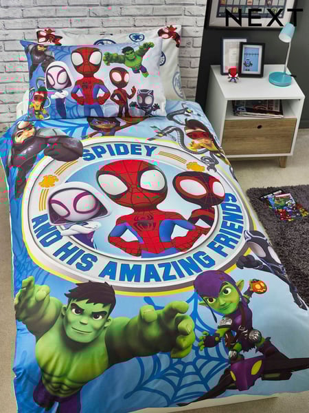 Reversible 100% Cotton Duvet Cover And Pillowcase Set (T71894) | 39 € - 45 €