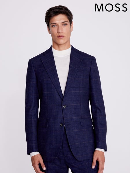 MOSS Blue Check Suit (T81105) | € 248