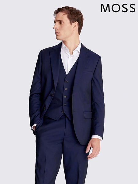 MOSS Ink Blue Suit Jacket (T81108) | € 186