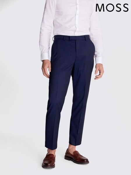 MOSS Ink Blue Stretch Suit: Trousers (T81116) | € 47