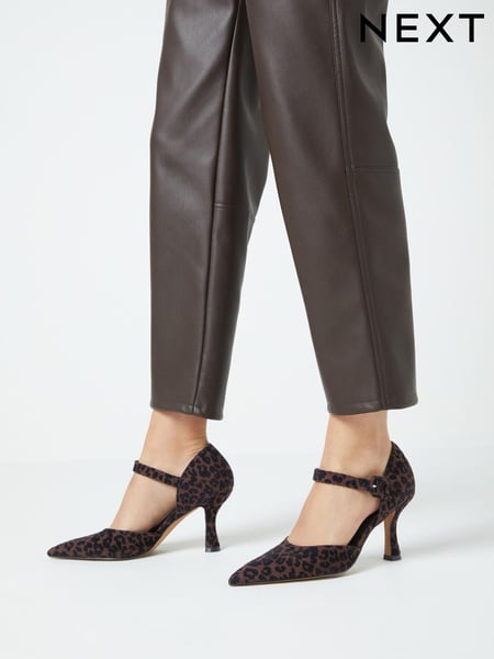 Animal Forever Comfort® Point Toe Mary Jane Court Shoes (T84027) | € 25 - € 27