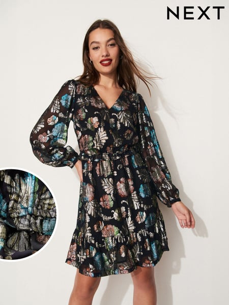 Teal Blue Tea Dress (U10562) | € 16