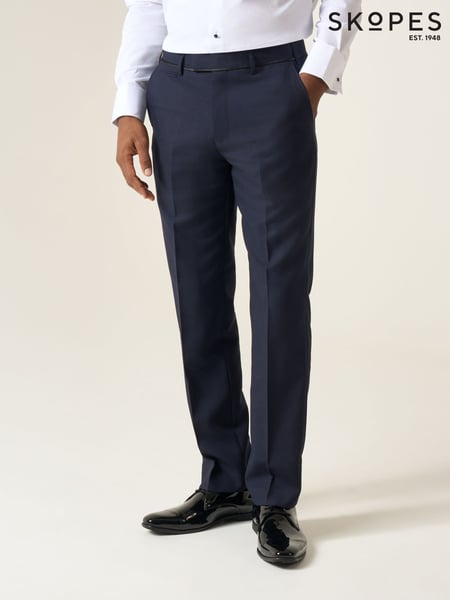 Skopes Blue Tailored Fit Newman Check Suit: Trousers (U13546) | € 94