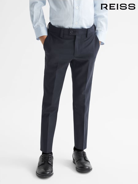 Reiss Navy Hope Junior Modern Fit Mixer Trousers (U26707) | € 75