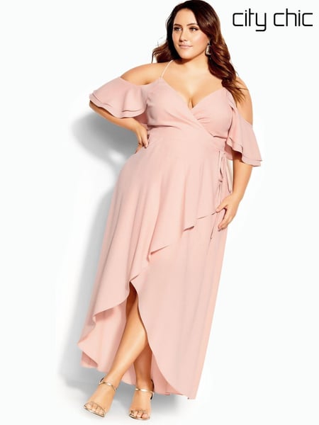 City Chic Pink Elegant Maxi Dress (U46754) | € 32
