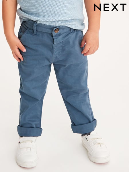 Blau - Stretch Chinos Trousers (3mths-7yrs) (U60373) | 15 € - 18 €