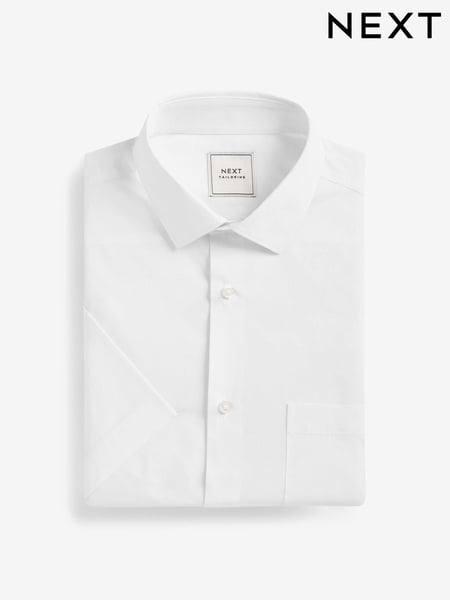 White Slim Fit Easy Care Smart Shirt (U68627) | € 27