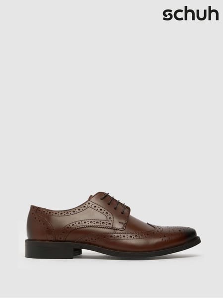 Schuh Rowland Brown Leather Brogues (U75611) | € 78