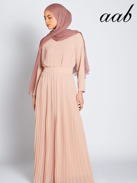 Aab Pink Pleat Maxi Dress (U77182) | € 206