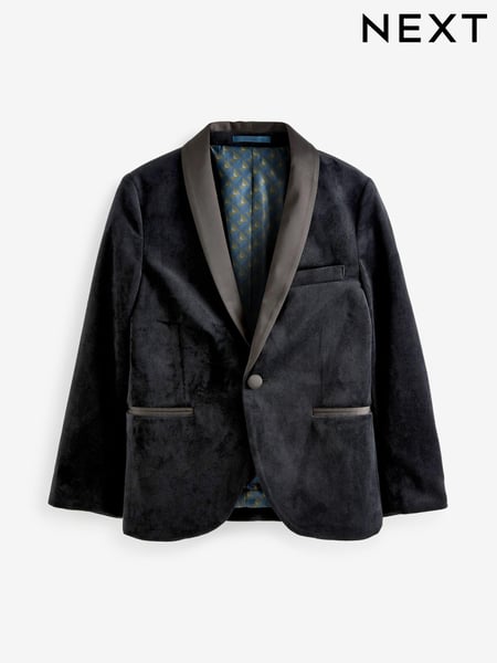 Black Velvet Blazer Jacket (3-16yrs) (U81041) | € 14 - € 16