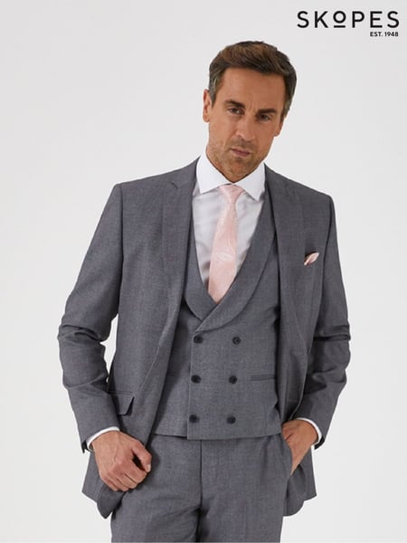 Skopes Light Grey Harcourt Slim Fit Suit Jacket (U84227) | € 172